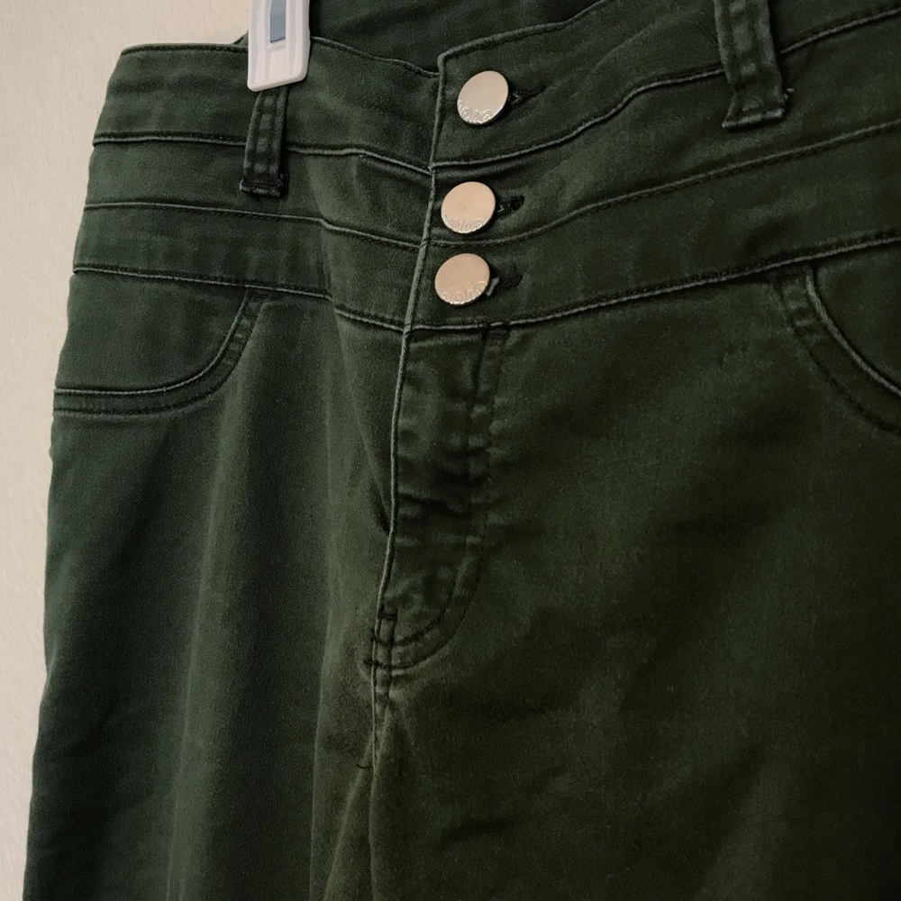 Olive Green Skinny Jeans